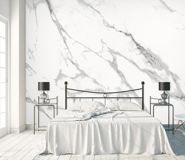 3D White Marble 57236 Wall Murals