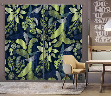3D Leaf Pattern 11153 Kashmira Jayaprakash Curtain Curtains Drapes