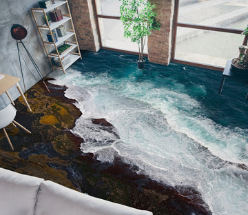3D Dark Coast 664 Floor Mural  Wallpaper Murals Rug & Mat Print Epoxy waterproof bath floor