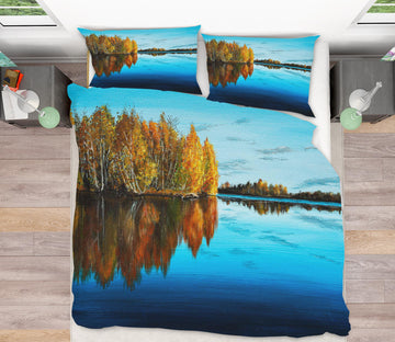 3D Forest Lake 1742 Marina Zotova Bedding Bed Pillowcases Quilt