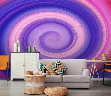 3D Purple Swirl 460 Wall Murals