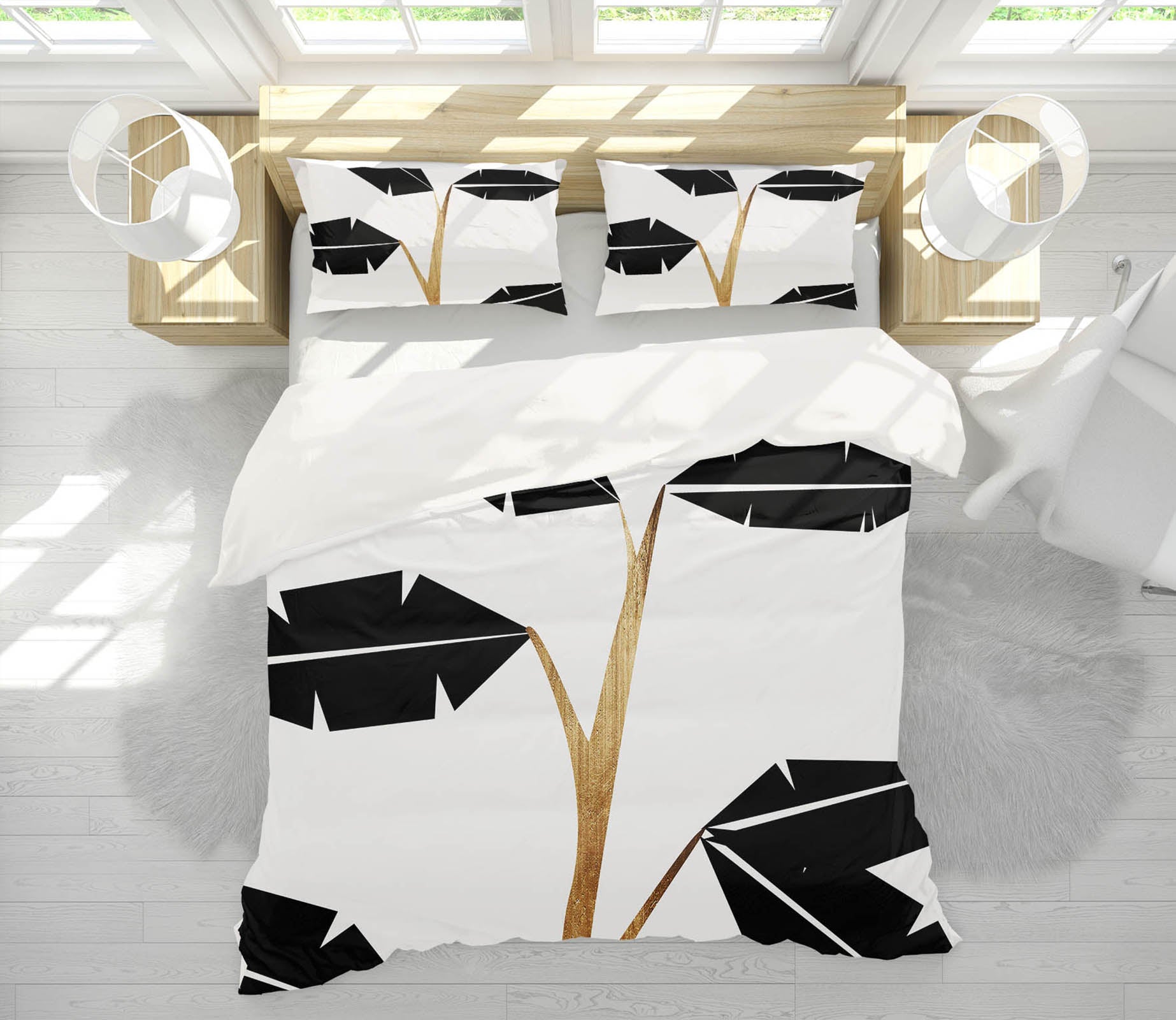 3D Leaf Pattern 111 Boris Draschoff Bedding Bed Pillowcases Quilt