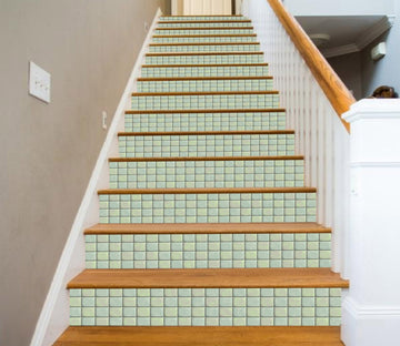 3D Square Mosaic 363 Marble Tile Texture Stair Risers Wallpaper AJ Wallpaper 