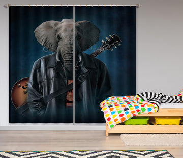 3D Elephice Cooper 036 Vincent Hie Curtain Curtains Drapes