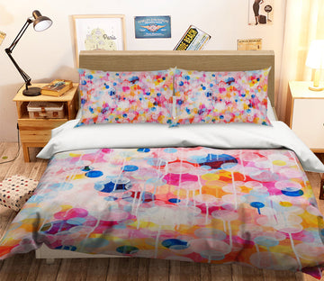 3D Watercolor Balloons 1178 Misako Chida Bedding Bed Pillowcases Quilt Cover Duvet Cover