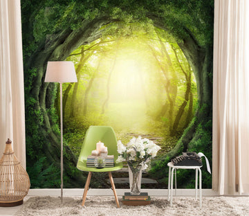 3D Tree Hole Arch 065 Wall Murals