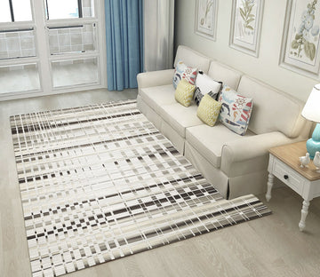 3D Black Geometry WG308 Non Slip Rug Mat Mat AJ Creativity Home 