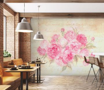 3D Pink Flower 3181 Debi Coules Wall Mural Wall Murals