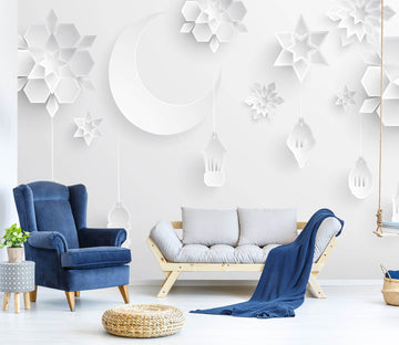 3D Origami Flowers 1523 Wall Murals