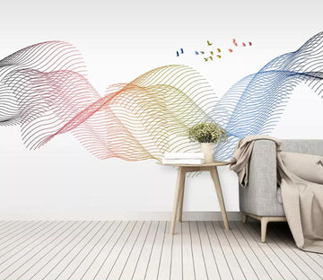 3D Color Wave WC54 Wall Murals Wallpaper AJ Wallpaper 2 