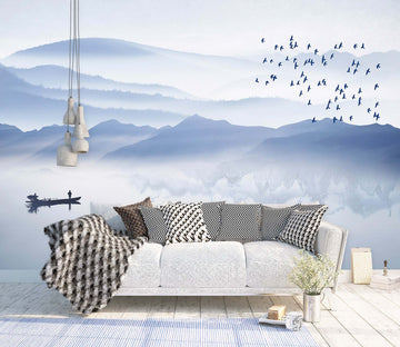 3D Landscape Lake 1454 Wall Murals