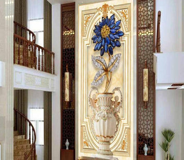 3D Vase 410 Wall Murals Wallpaper AJ Wallpaper 2 