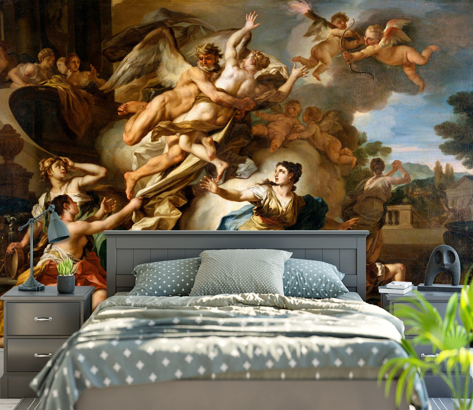 3D Religious Oil Painting 1760 Wall Murals