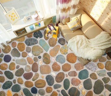 3D Fun Colored Stones 060 Floor Mural  Wallpaper Murals Rug & Mat Print Epoxy waterproof bath floor