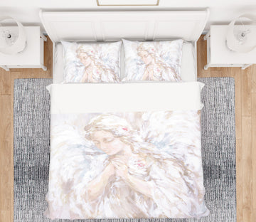3D Angel Girl 2125 Debi Coules Bedding Bed Pillowcases Quilt
