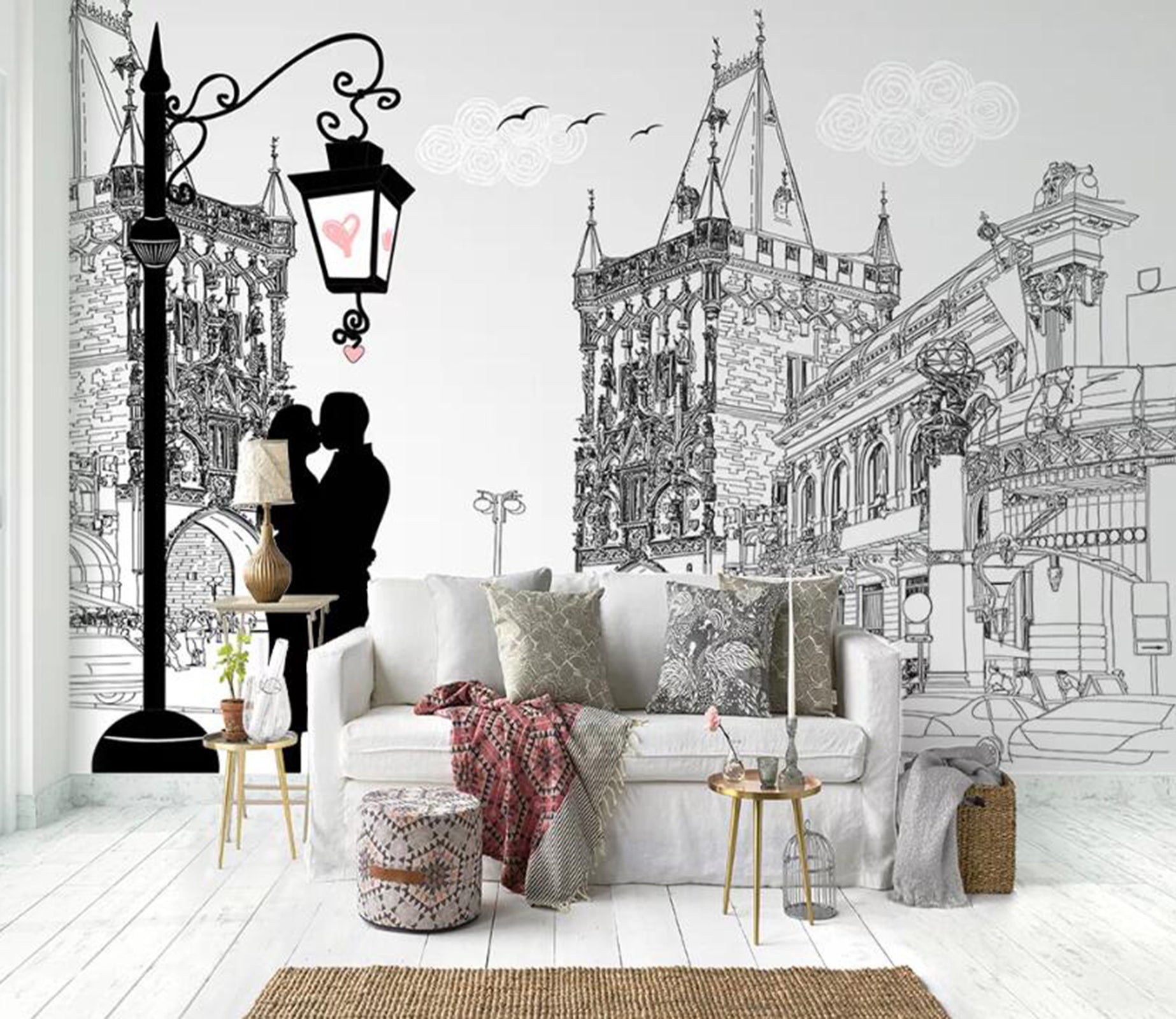 3D City Street WC45 Wall Murals Wallpaper AJ Wallpaper 2 