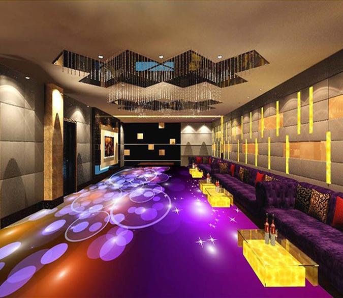 3D Colored Aperture WG134 Floor Mural Wallpaper AJ Wallpaper 2 