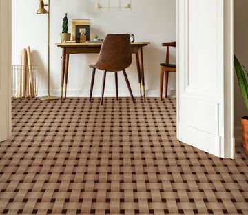3D Brown Braid 1314 Floor Mural  Wallpaper Murals Self-Adhesive Removable Print Epoxy