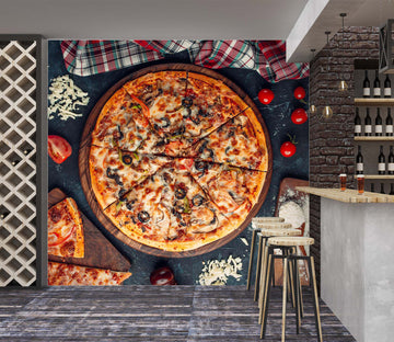 3D Freshly Baked Pizza 1452 Wall Murals