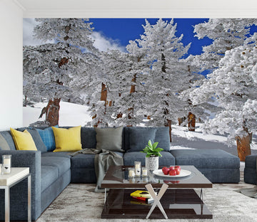 3D Snow Scene 1515 Wall Murals