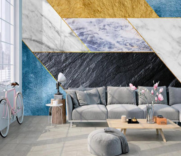 3D Five-color Stitching 668 Wall Murals