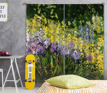 3D Wildflower Fragrance 116 Allan P. Friedlander Curtain Curtains Drapes
