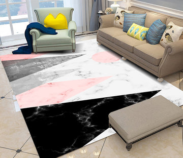 3D Colored Geometric Pattern WG451 Non Slip Rug Mat Mat AJ Creativity Home 