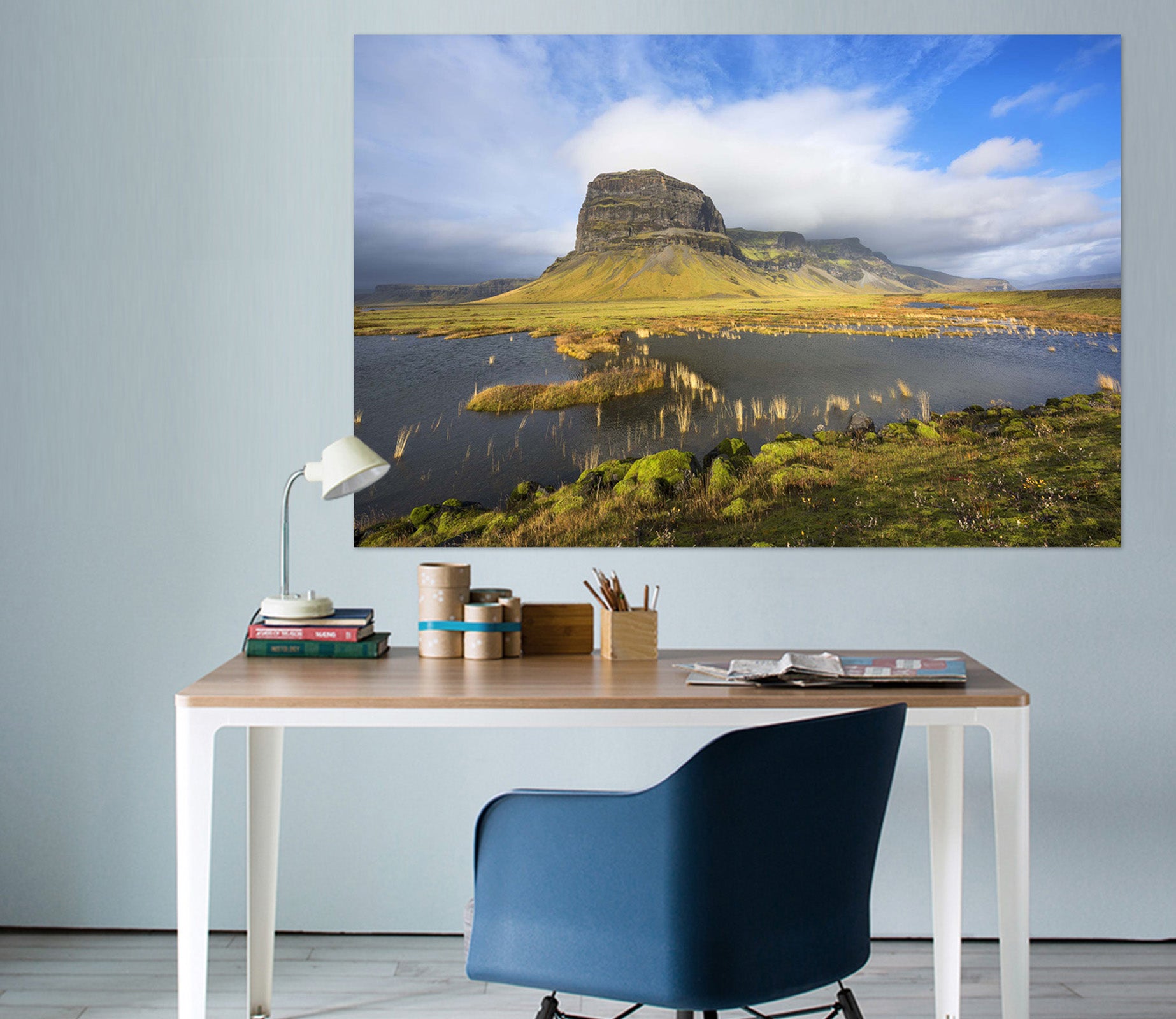 3D Prairie River 163 Marco Carmassi Wall Sticker