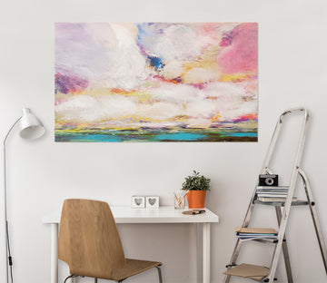 3D White Graffiti 103 Allan P. Friedlander Wall Sticker