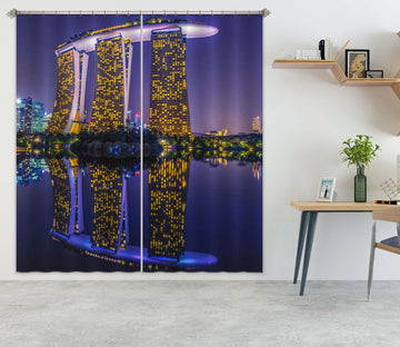 3D Glittering Stars 085 Marco Carmassi Curtain Curtains Drapes