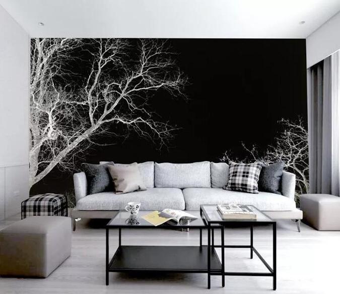 3D Dark Night Branches 116 Wall Murals Wallpaper AJ Wallpaper 2 