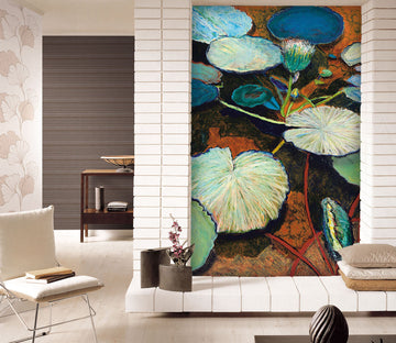 3D Frogs Hideaway 1401 Allan P. Friedlander Wall Mural Wall Murals