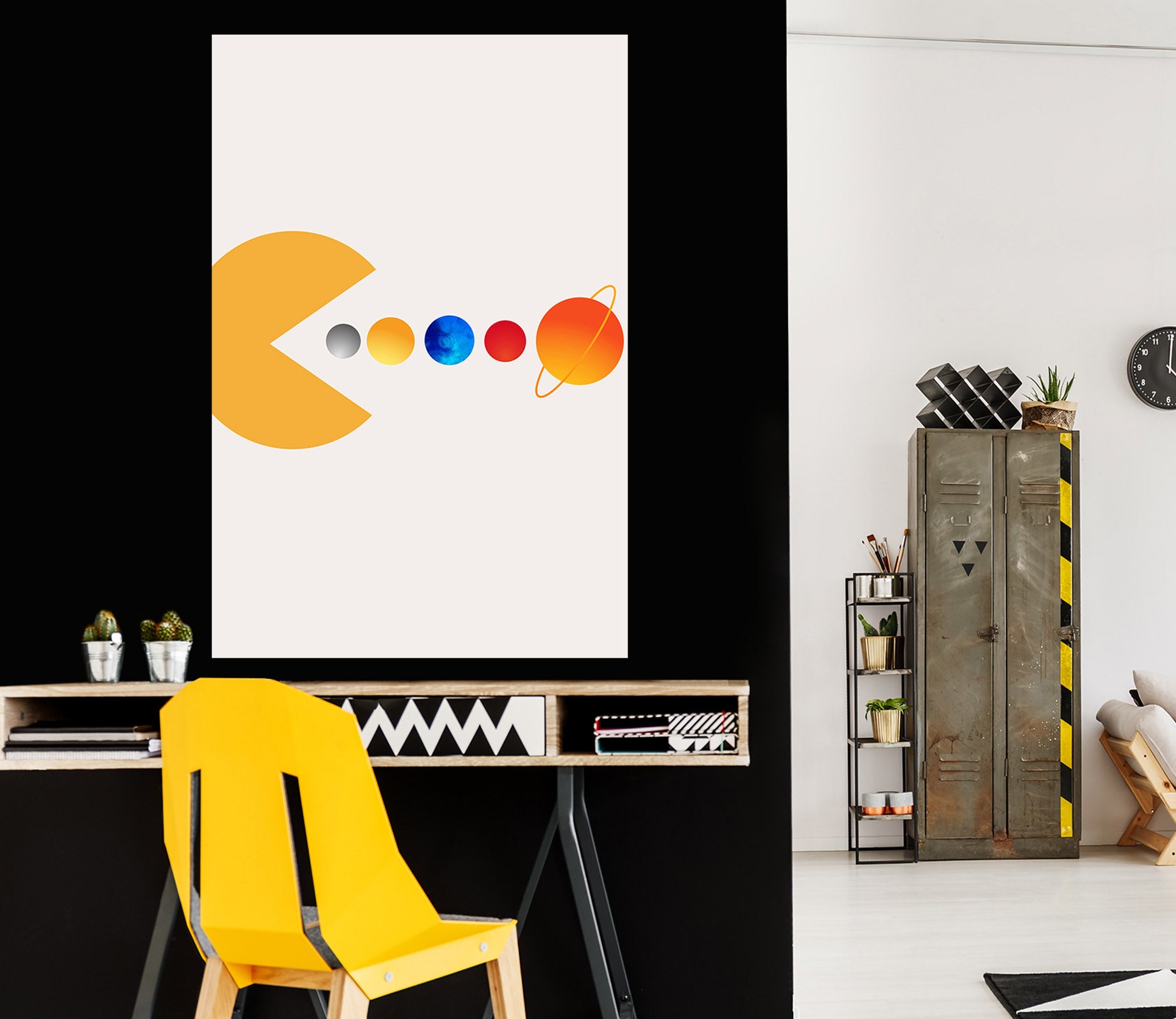 3D Golden Circle 247 Boris Draschoff Wall Sticker