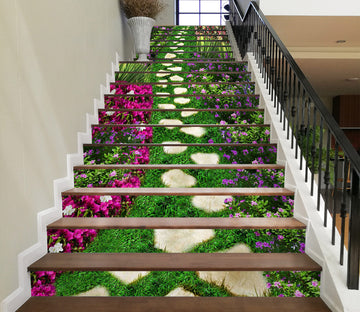 3D Garden Path 041 Stair Risers
