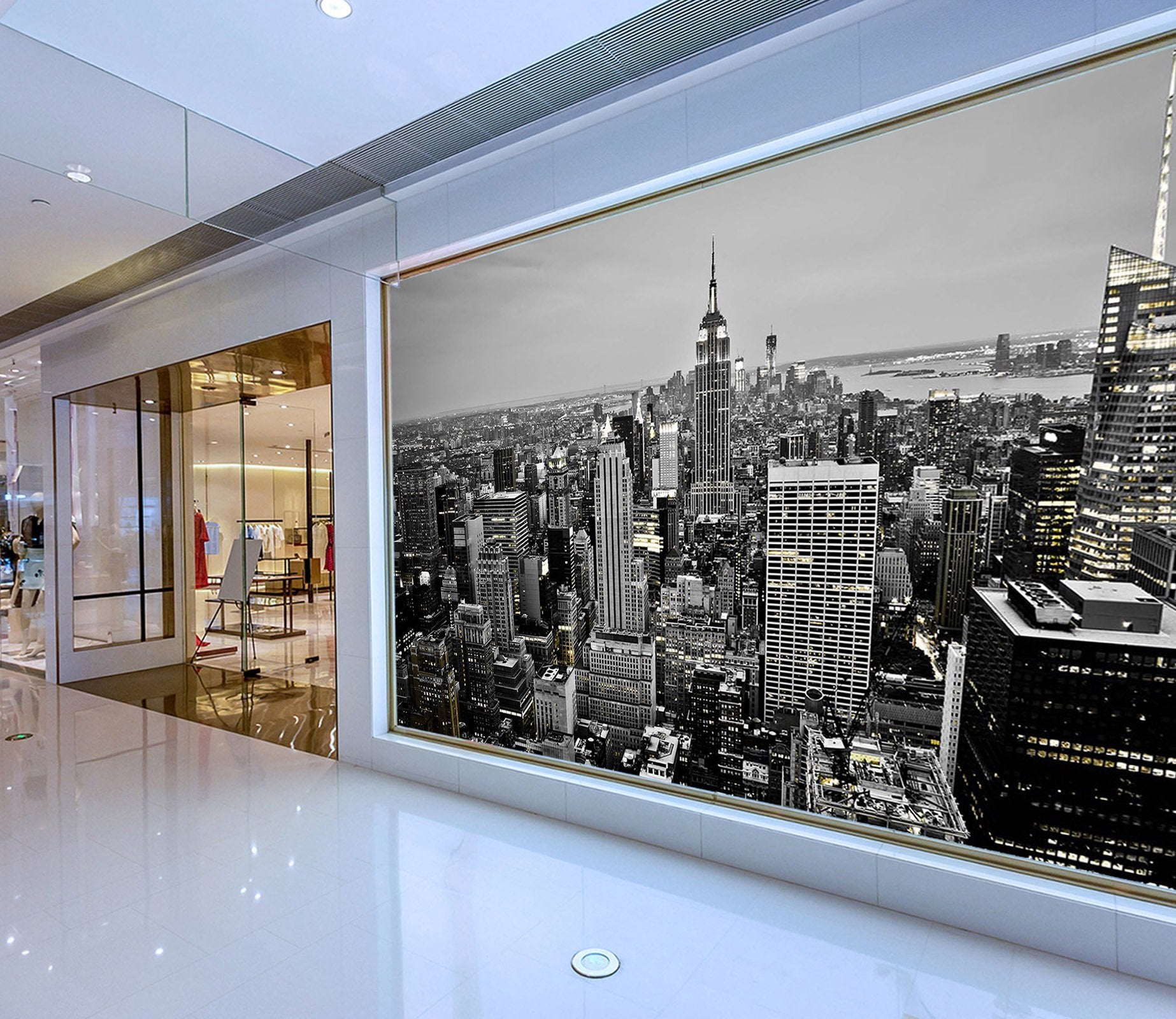 3D black and white city buildings 20 Wall Murals Wallpaper AJ Wallpaper 2 