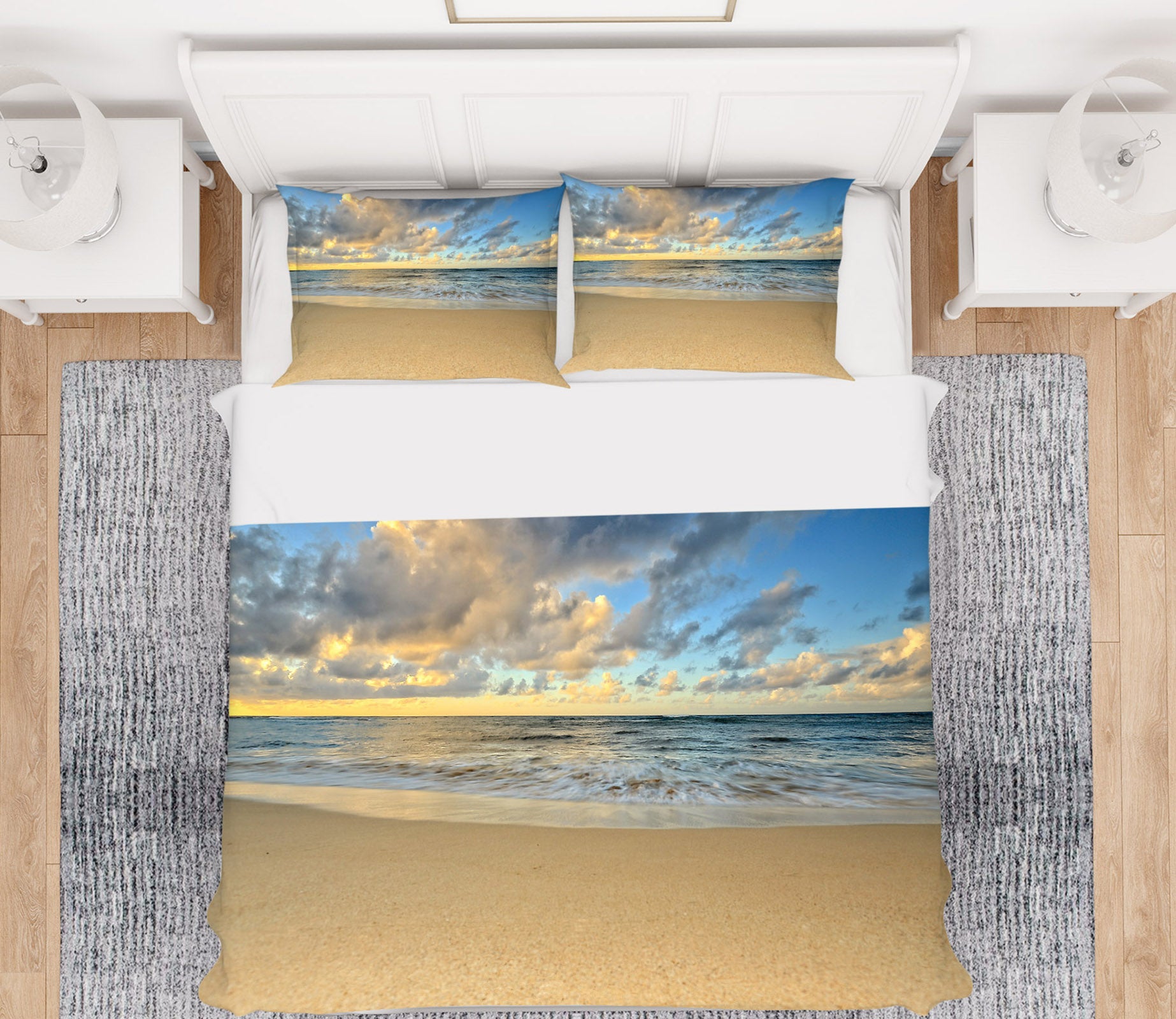 3D Beach 62191 Kathy Barefield Bedding Bed Pillowcases Quilt