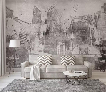 3D Grey City WG04 Wall Murals Wallpaper AJ Wallpaper 2 