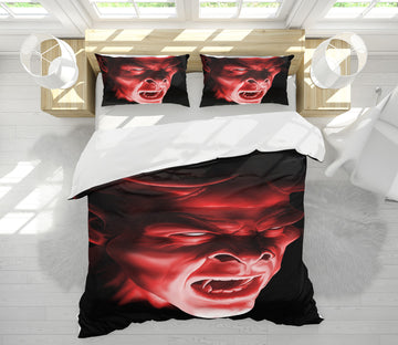 3D Monster 4077 Tom Wood Bedding Bed Pillowcases Quilt