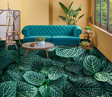 3D White Leaf Veins 1496 Floor Mural  Wallpaper Murals Self-Adhesive Removable Print Epoxy