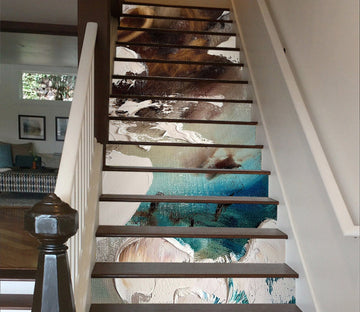 3D Graffiti Paint 2202 Skromova Marina Stair Risers