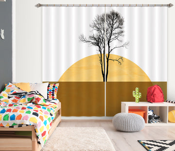 3D Golden Sea 045 Boris Draschoff Curtain Curtains Drapes