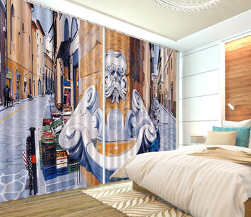 3D Building 11021 Matthew Holden Bates Curtain Curtains Drapes