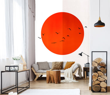 3D Sun Rise 1509 Boris Draschoff Wall Mural Wall Murals