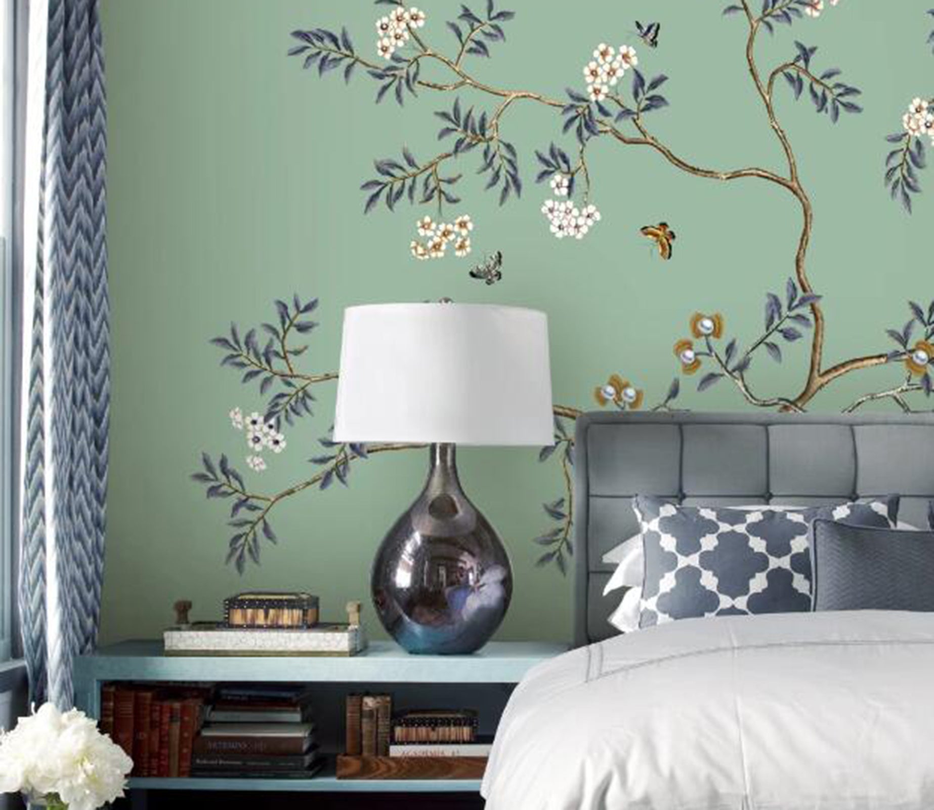 3D Flower Bird WC41 Wall Murals Wallpaper AJ Wallpaper 2 