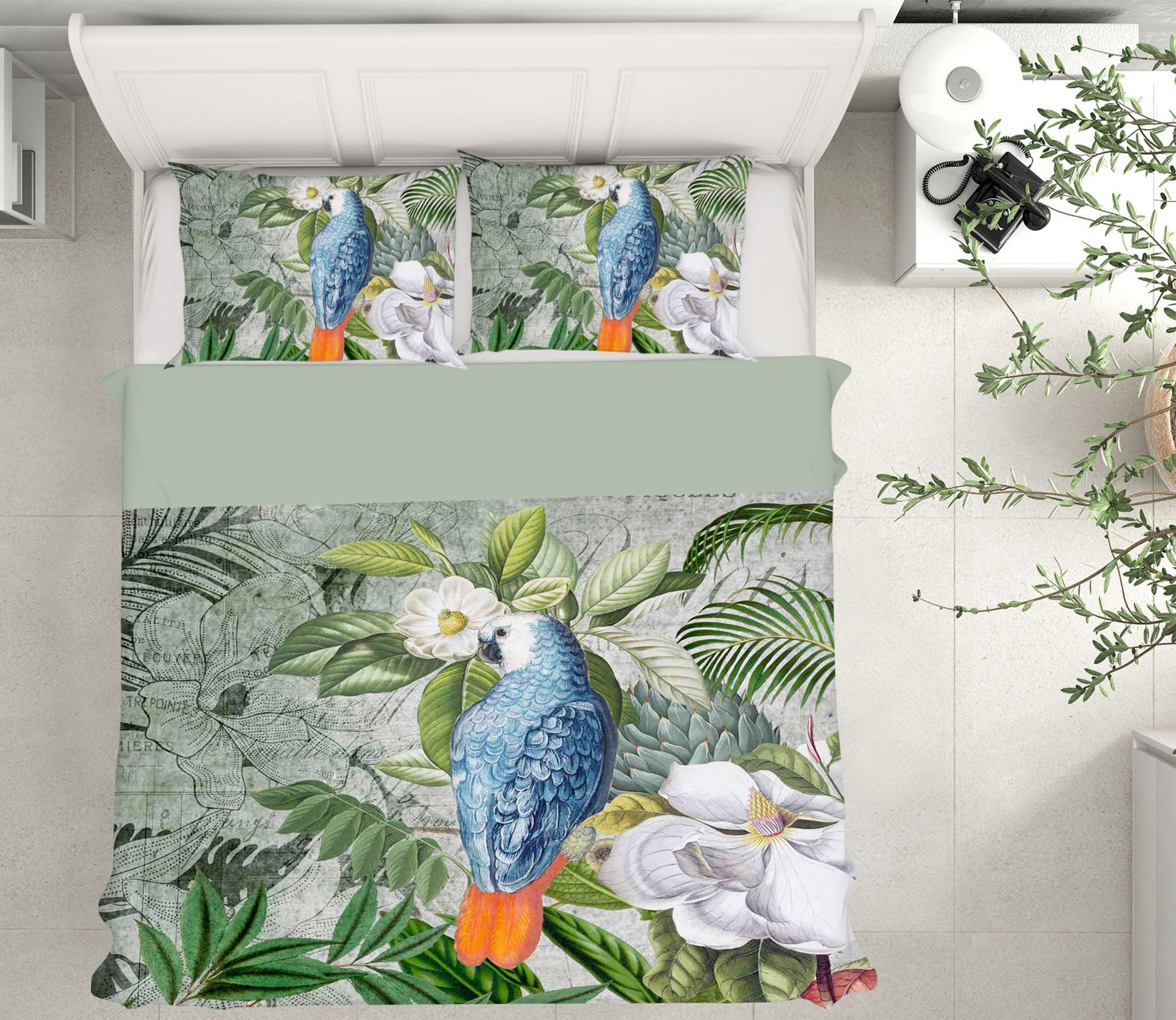 3D Kingdom Of Birds 2134 Andrea haase Bedding Bed Pillowcases Quilt