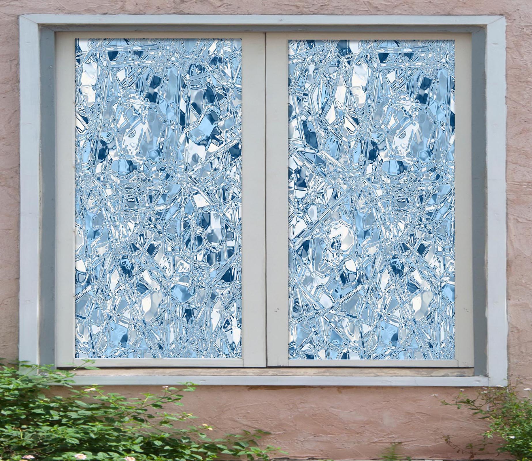 3D Beautiful Debris 318 Window Film Print Sticker Cling Stained Glass UV Block