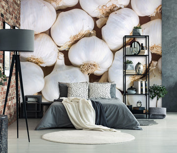3D White Garlic 6257 Assaf Frank Wall Mural Wall Murals