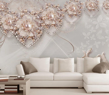 3D Pearl Nnecklace WC291 Wall Murals