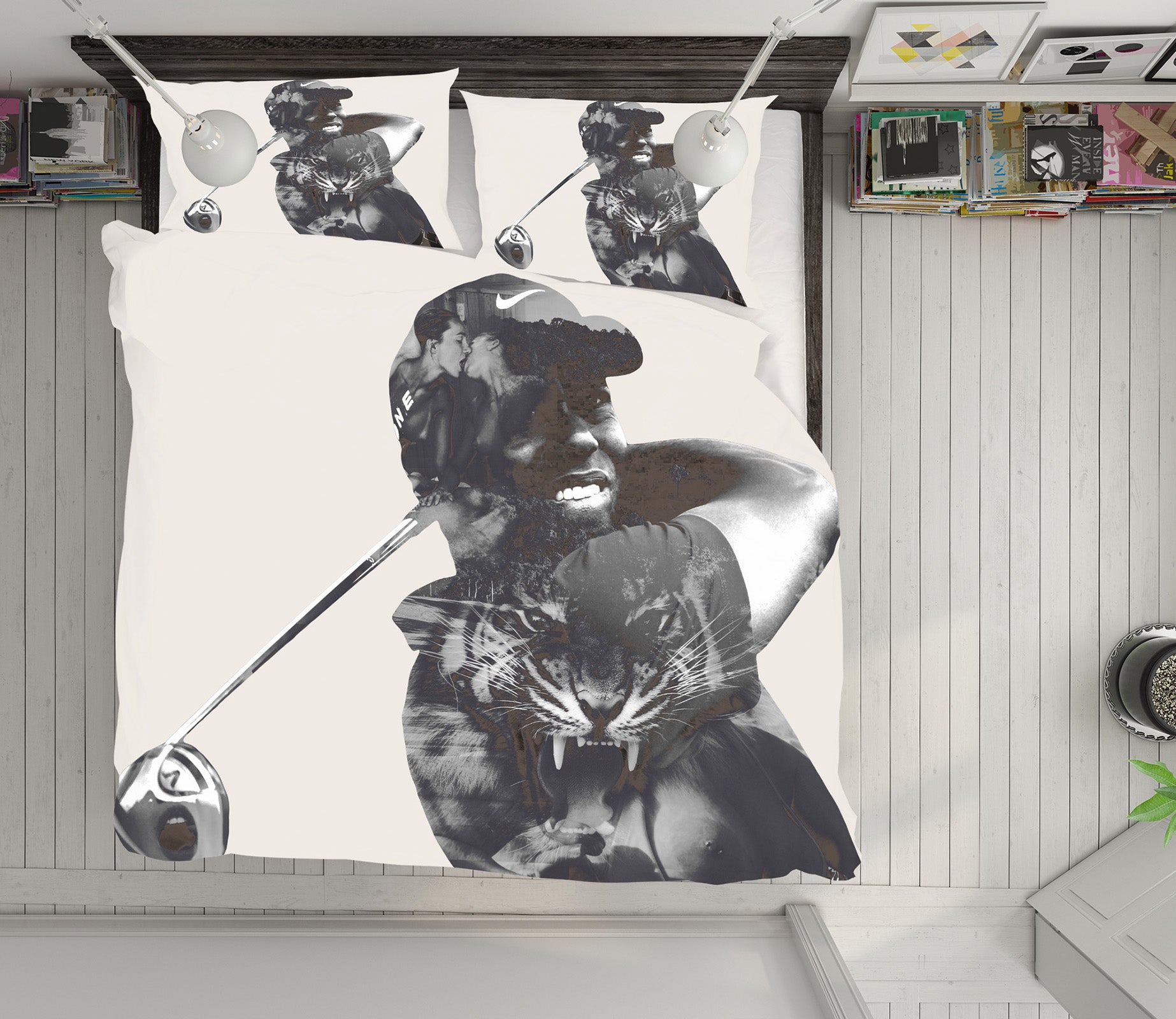3D Tigerwoods 2009 Marco Cavazzana Bedding Bed Pillowcases Quilt