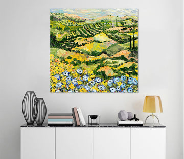 3D Wildflower Valley 130 Allan P. Friedlander Wall Sticker